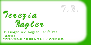 terezia nagler business card
